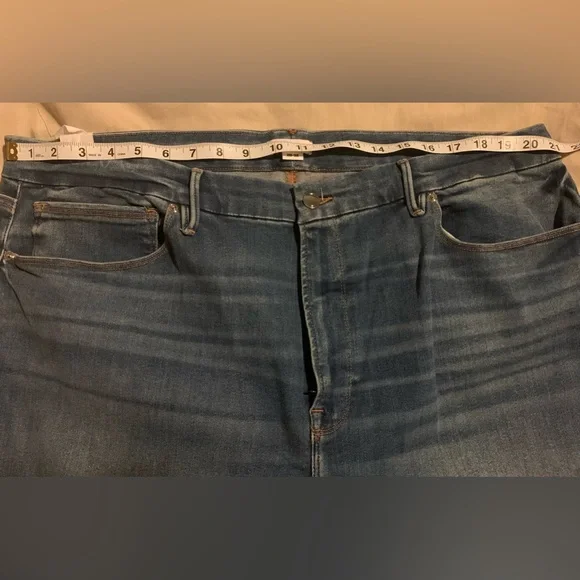 Good American x Calik Denim Always Fits Good Legs Skinny Crop Fits sizes 28W-32W - Picture 9 of 14